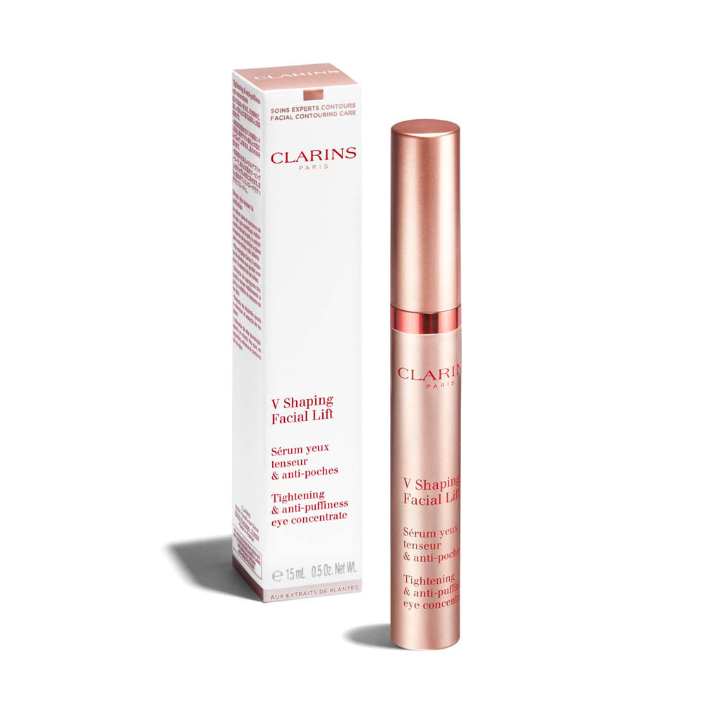 CLARINS V Shaping Facial Lift Eye Concentrate 15ml, Visibly Lifted, Brighter Eyes- Capitalstore Oman