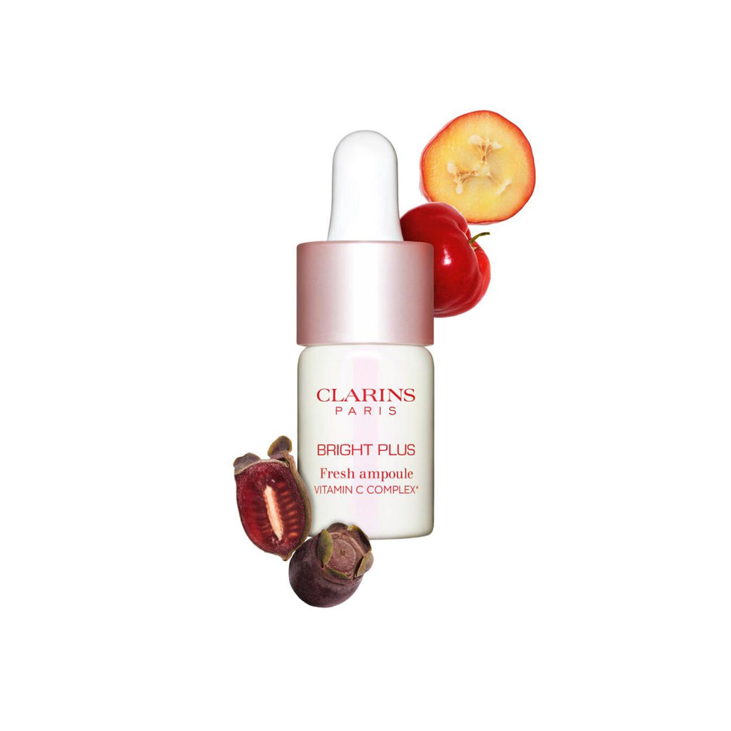 CLARINS Bright+ Fresh Vitamin C Ampoule 8ml Brightening Treatment Capitalstore Oman