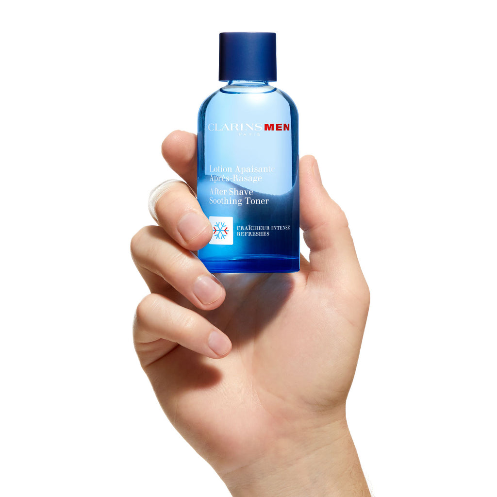ClarinsMen Soothing Toner Cool Relief, Smooth Skin After Shave 100ml-Capitalstore Oman