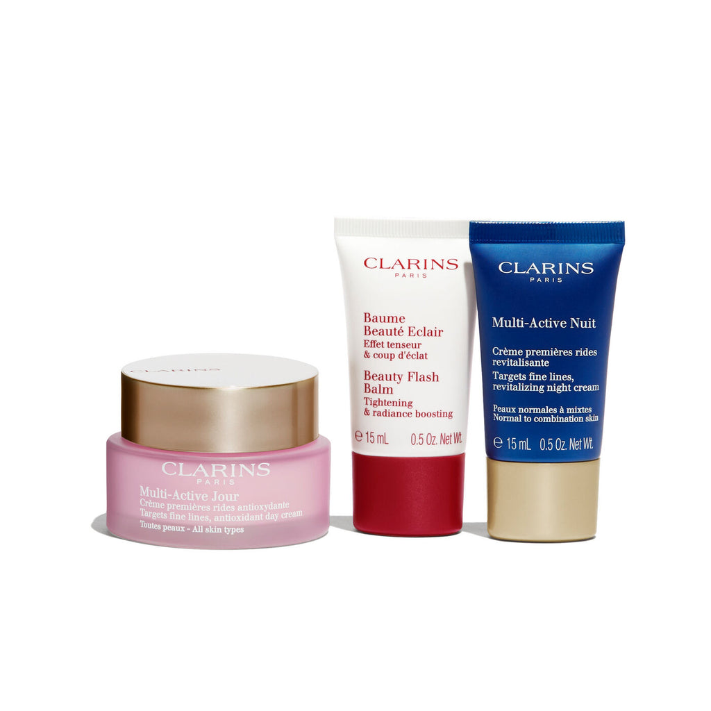 CLARINS Multi-Active Anti-Aging Set: Radiant Skin, Day & Night cream Capitalstore oman