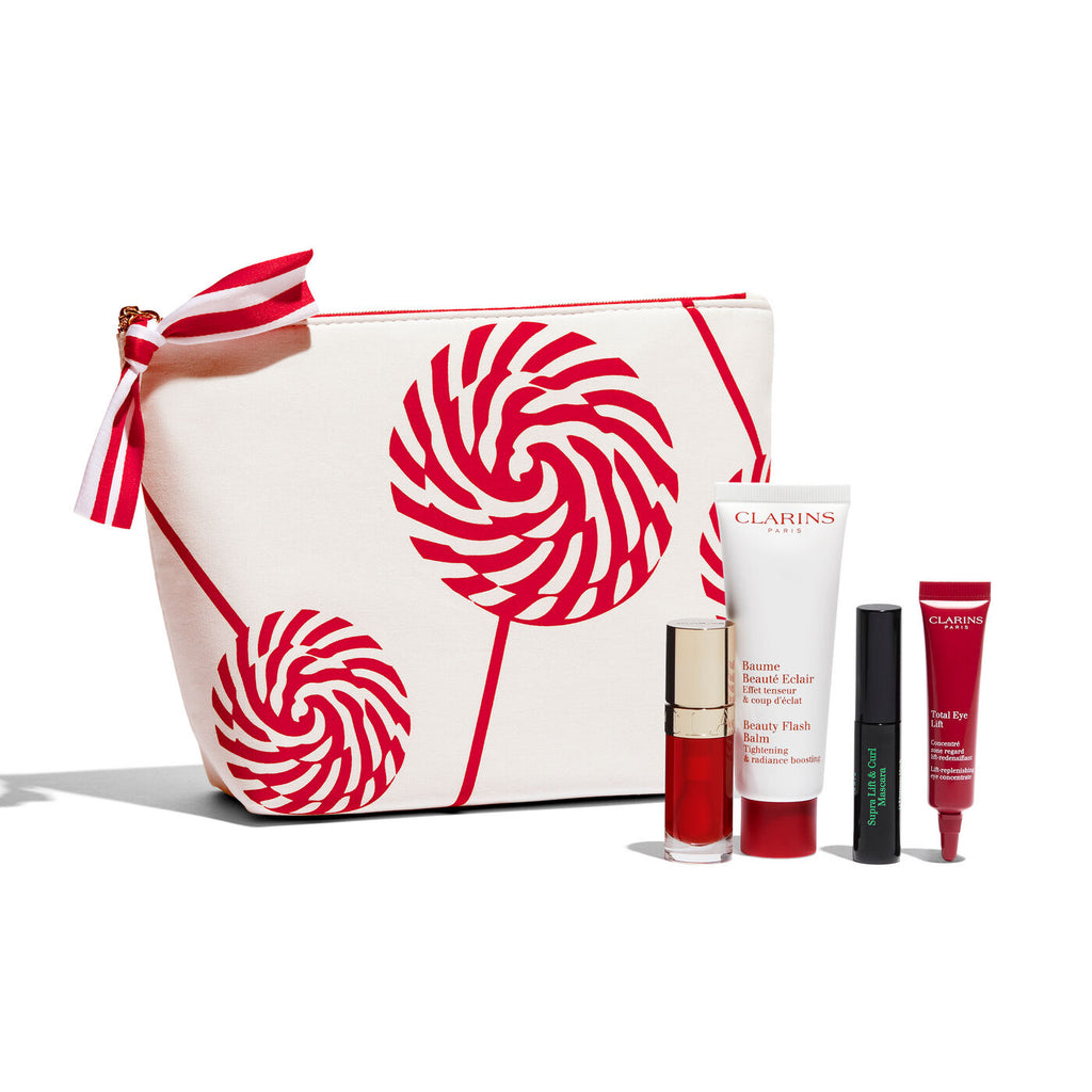 CLARINS Lovely Red Premium Set | Luxe Beauty Essentials Enhanced lips & lashes| CapitalStore Oman