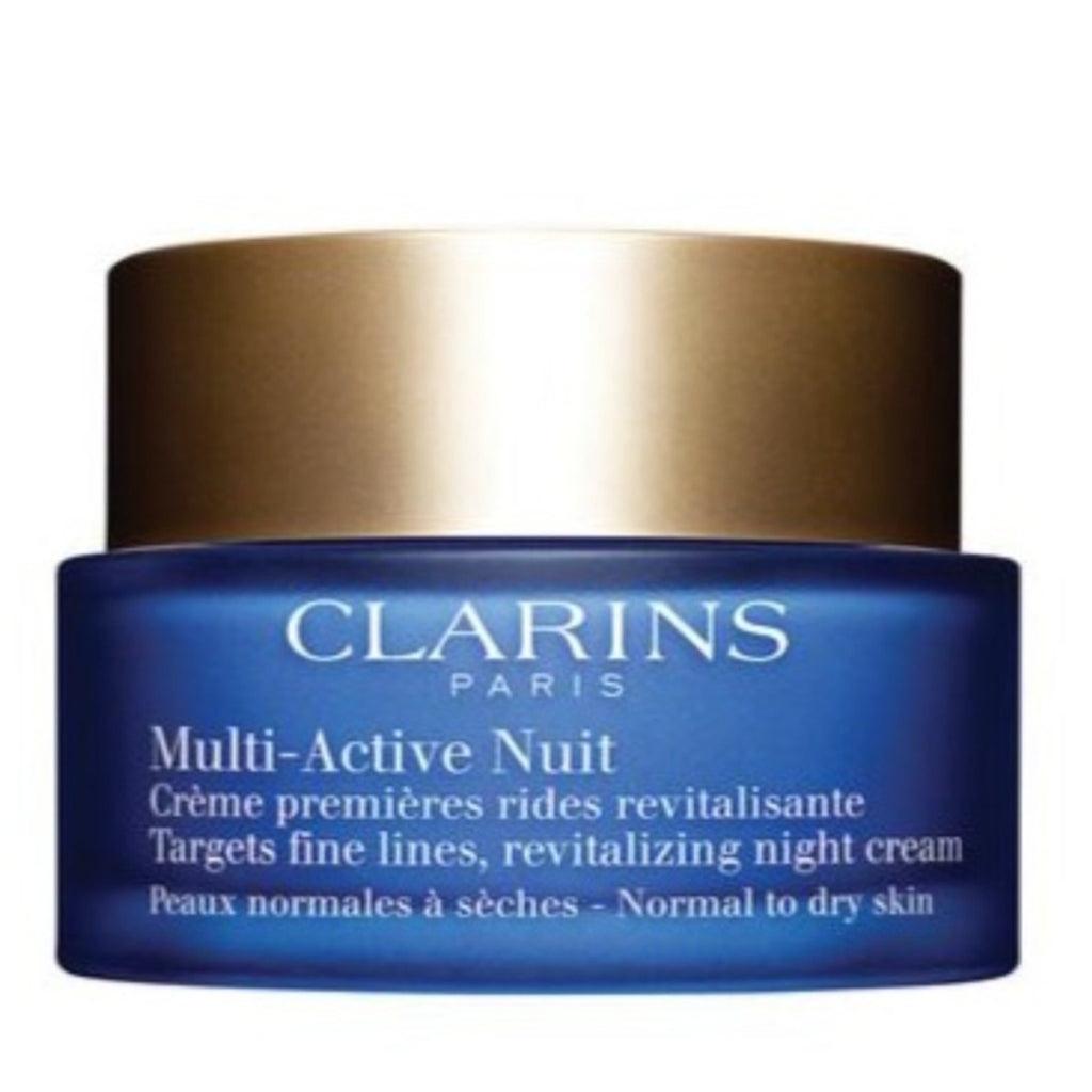 CLARINS Multi-Active Night Cream 50ml Nourish & Renew Dry Skin Capitalstore Oman