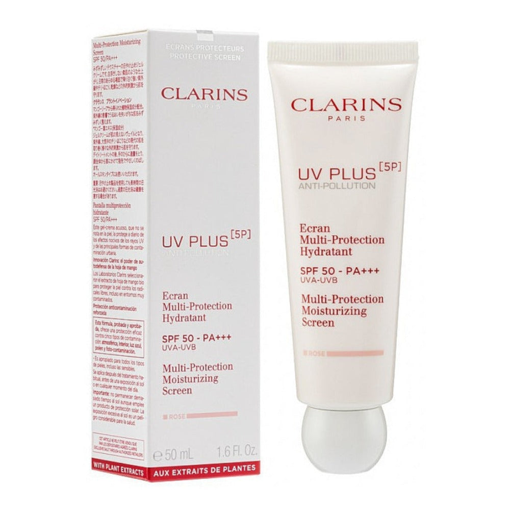 CLARINS UV PLUS Anti-Pollution Rose (50ml)- SPF 50/PA++++ Capitalstore oman