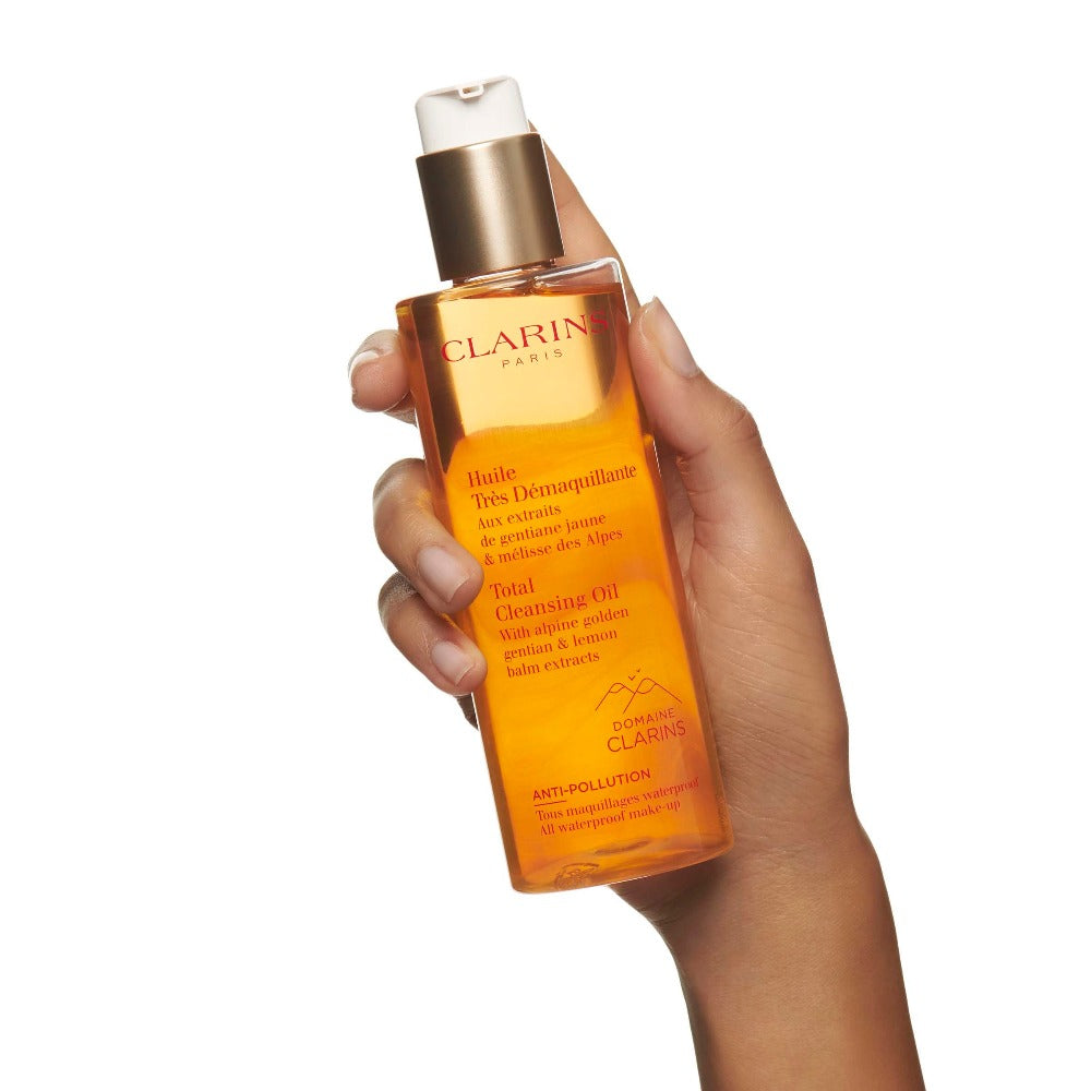 CLARINS Total Cleansing Oil 150ml - Gentle Makeup Remover for All Skin Types at Capitalstore