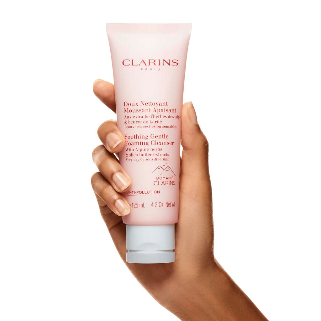 Clarins Gentle Foaming Soothing Cleanser 125ml - For Sensitive Skin Capitalstore Oman