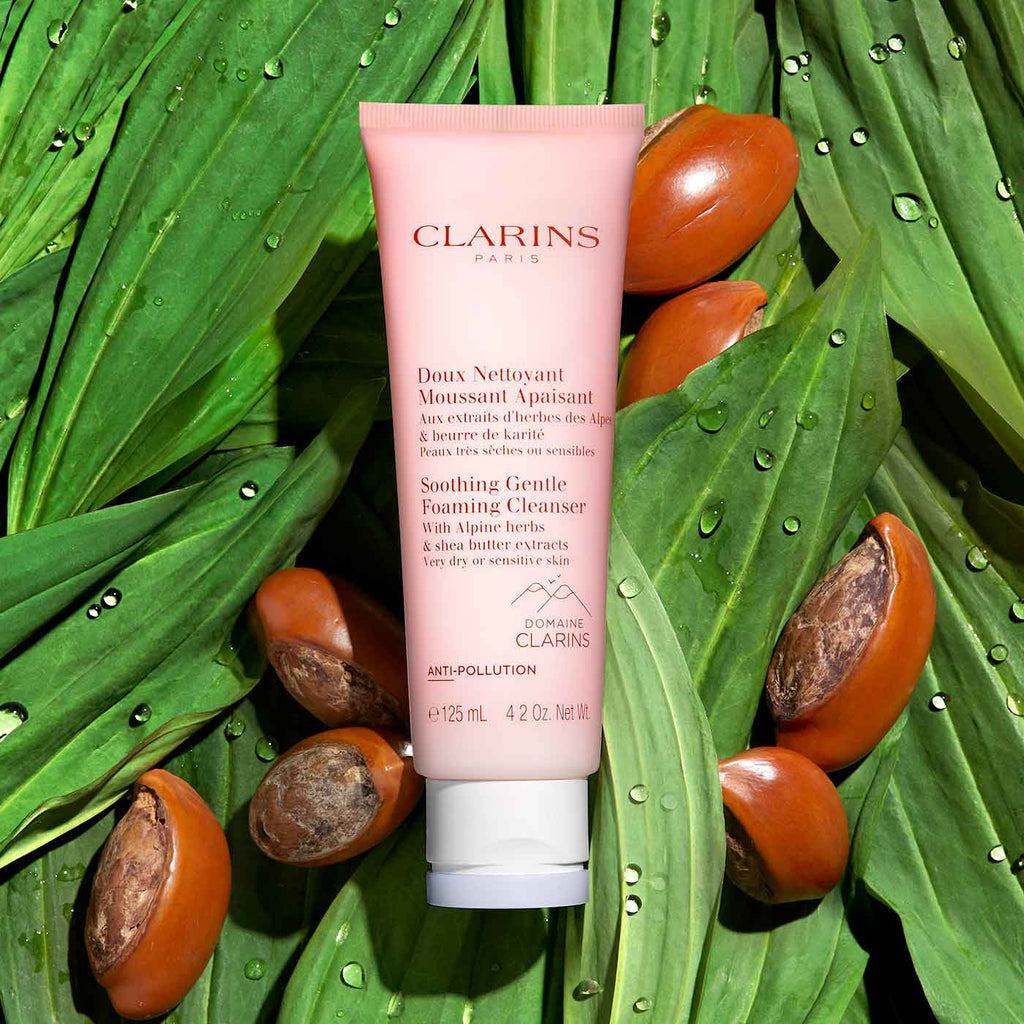 Clarins Gentle Foaming Soothing Cleanser 125ml - For Sensitive Skin Capitalstore Oman