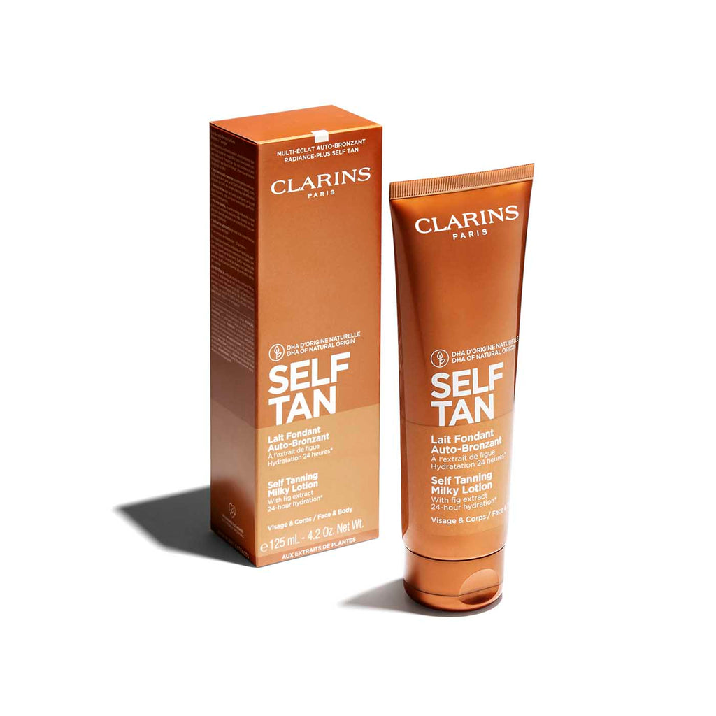 Clarins Self-Tanning Milky Lotion 125ml | Natural Sun-Kissed Glow-Capitalstore oman