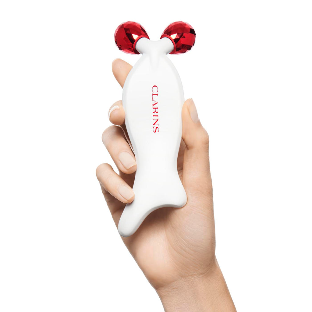 CLARINS Beauty Flash Roller: Instant Radiance & Sculpting Massage Tool- Capitalstore Oman