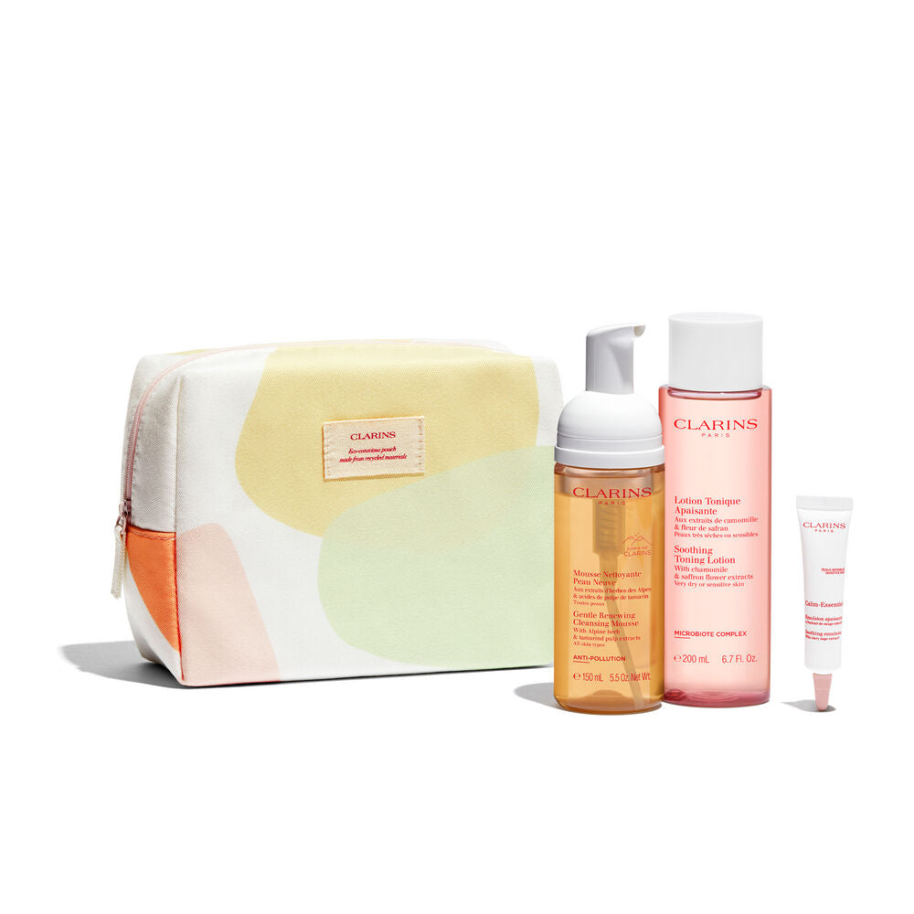 CLARINS Premium Cleansing Set (Sensitive Skin) - Gentle Exfoliation & Hydration | Capitalstore Oman