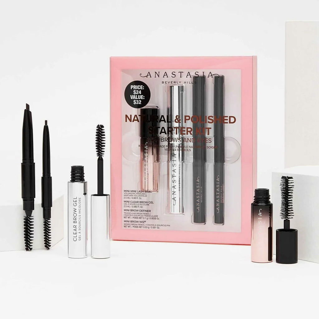Natural & Polished Starter Kit - Soft Brown by ANASTASIA BEVERLY HILLS - Capitalstore Oman