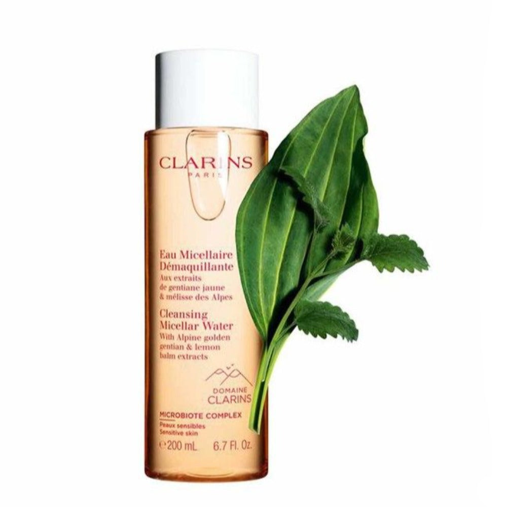 Clarins Cleansing Micellar Water 200ml - Gentle Makeup Remover for All Skin Types at Capitalstore