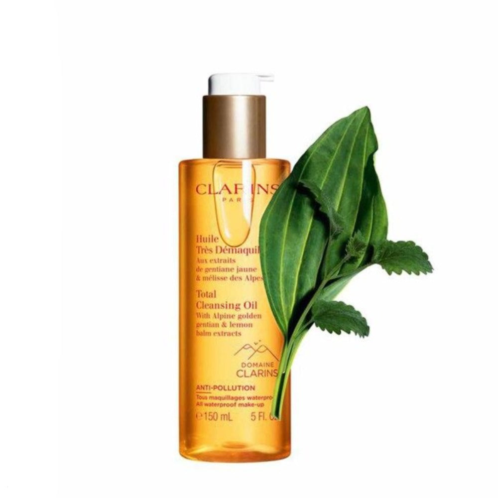 CLARINS Total Cleansing Oil 150ml - Gentle Makeup Remover for All Skin Types at Capitalstore