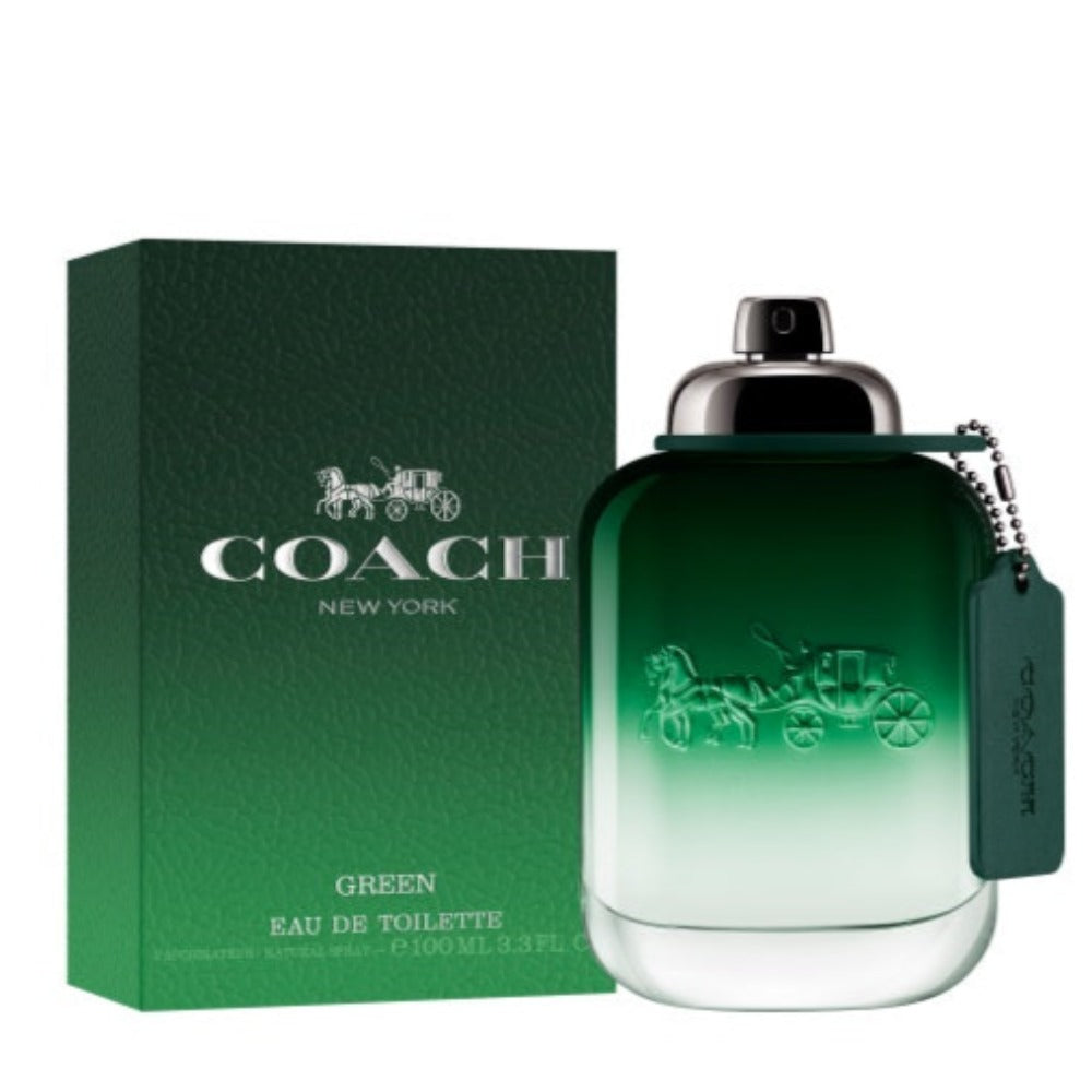 COACH Green Eau de Toilette 100ml | Fresh Citrus & Woody Notes | Capitalstore Oman