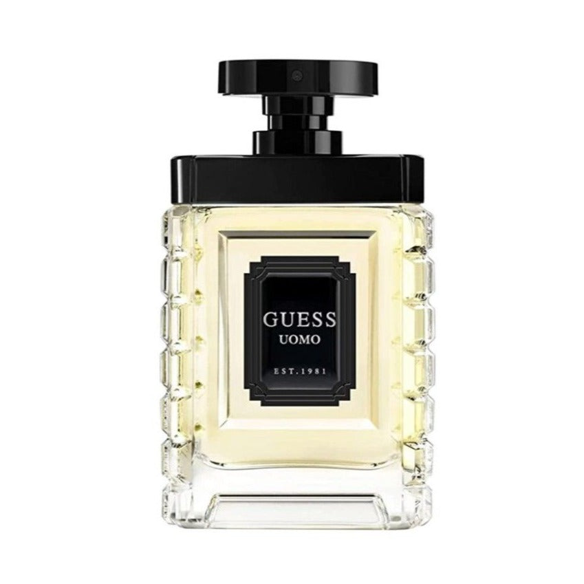 GUESS Uomo Eau de Toilette: Confidently Captivate with Amber & Woodsy Notes | Capitalstore Oman
